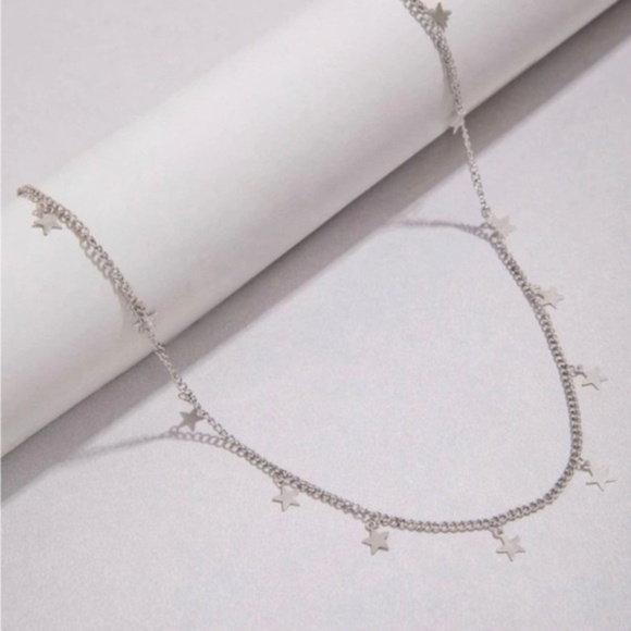 Silver Star Charm Necklace - Picture 2 of 2